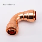 New type Push-fit elbow quick connector DN20 DN25 DN32 to connect 304 316 stainless steel brass and copper pipe