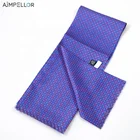 Amazon Brand Aimpellor Screen Printing Man Fashion Paisley Floral OEM Custom Fashion Satin Scarves Square