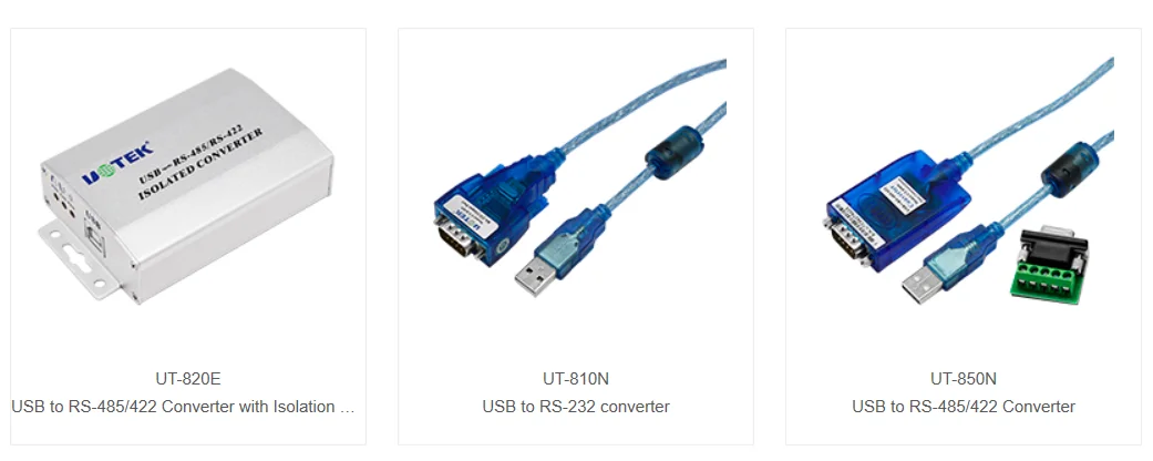 UTEK UT-850N 1-Port USB to RS-485/422 Serial Converter with ESD Protection 