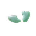 Natural Jade Guasha Board Scraping Facial Eyes Scraping Gua Sha SPA Massage Tool Health Care Beauty Plate Massager