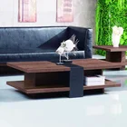 Home office furniture brown oak book storage leisure coffee table