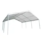 Heavy Duty Party Tent Outdoor Car Canopy With Sides White (20x20 ft)