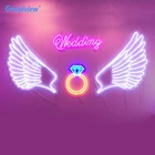 Manufacturer custom waterproof led pink neon light sign with neon sign paint