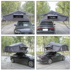 Family Cheapest Outdoor Family 3-4 Person Truck Camping Canvas Roof Top Tent With Awning