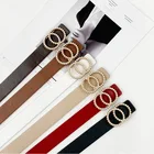 Trendy Belt Fashion Women Trendy Belt Women's Trendy Pu Leather Belt Cheap Fashion Pearl Belt Spot Wholesale