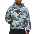 Mens Hoodies Hoodies Men OEM Fashion 100% Polyester Mens Terry Fabric Camo Oversized Hoodies