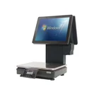 All in one Touch Screen POS weighting Scale with 58mm thermal printer