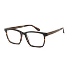 Retro wood grain color square acetate frame Wooden Myopia fashion brand Optical Glasses Frame