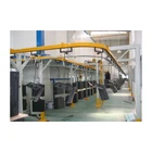 Full automatic electrostatic powder coating line powder paint spray machine