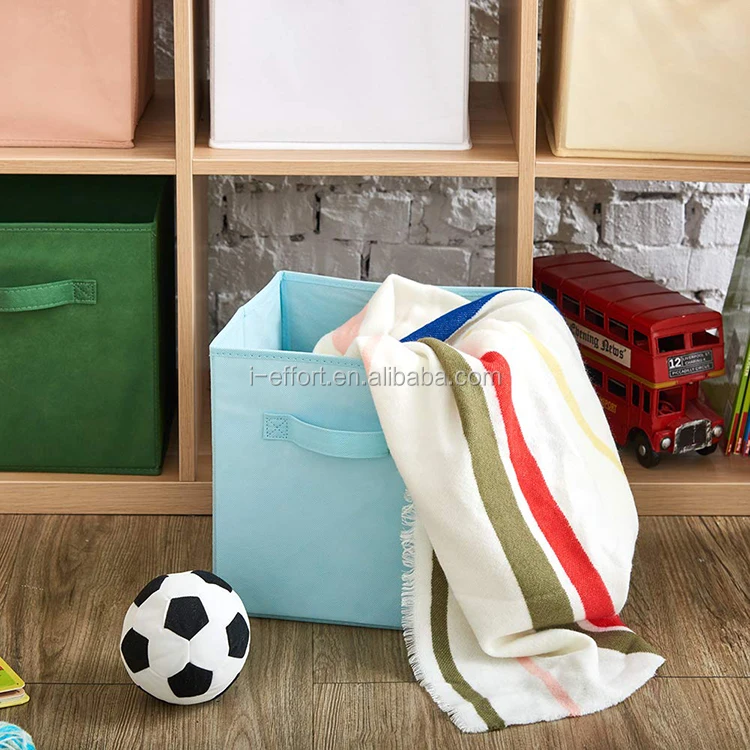 multicolor kids clothes toys storage bins cubes hamper boxes set