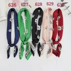 Manufacturer promotional silky mini square women/lady/girl fasion accessory custom made printed neckwear polyester scarf