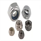 Hex Nut Galvanized Hex Nylon Lock Nut DIN985