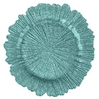 Wholesale round plastic charger plate for wedding