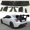 Real Carbon Fiber GT Wing Spoiler For Toyota Gt 86 Subaru brz V Style Rear Spoiler Professional Track Car Styling Accessories