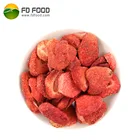 LUJIA FDFOOD brand 5-7mm/slice with sugar fruit snacks best foods freeze dried strawberry