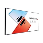 DIY polygon square slim light box profile aluminum silicone edge LED display lighting sign board advertising