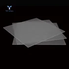 Best 1mm sandblasted low iron square flat tempered glass