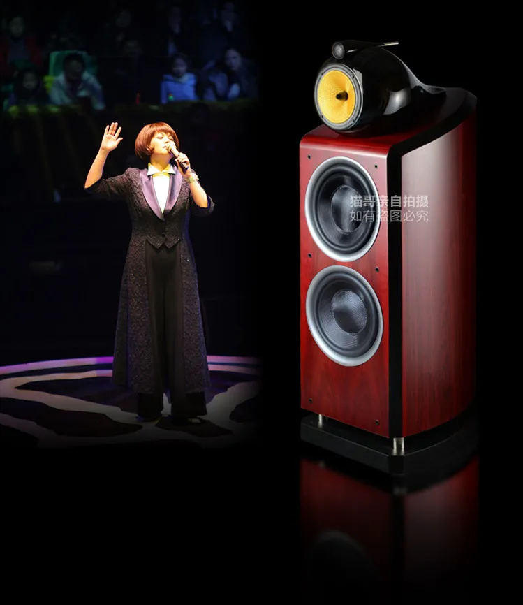 L-030 M10 double 10 inch hifi speaker fever floor speaker three-way audio - ANKUX.COM