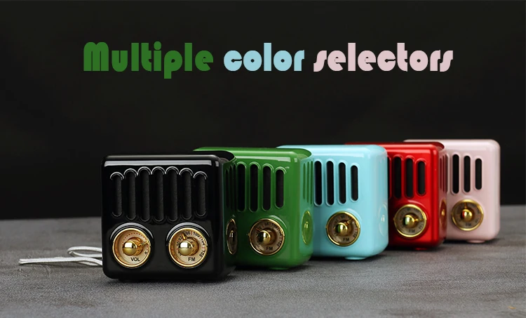 Birthday gift China manufacturer fm portable radio abs material lightweight home radio