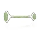 Crystal Rose Quartz Jade Facial Roller For Massage With Box Handheld Electric Massager Roller