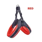 Outdoor Reflective Training Leather Mesh Simple Style Training No Pull Dog Harness Leash