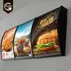 High Quality square Menu Restaurant Frame Advertising LED Advertising Wall Mount led Light box