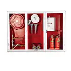 Hot sell indoor stationary fire hose reel cabinet best price fire hose reel cover