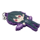 Factory Free Design Japan Anime Rubber Toy Keychains Soft PVC Souvenir Keyring/ Keychain Wholesale