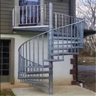 Marretti steel staircase malaysia garden spiral staircase