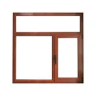 cheap aluminium double tempered glass windows