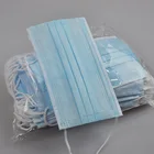 High quality 3 ply earloop blue protective disposable face mask