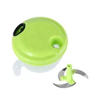 Quick pull chopper vegetable slicer ginger garlic plastic manual vegetable chopper