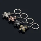 Silver Old 3D Metal Wholesale Propeller Plane Alloy Men Women Keychain Favors