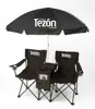 Folding Manufacturer Double Seat Folding Outdoor Backrest Beach Long Durable l Arm Logo Printed 2 Person Camping Chair