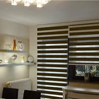 Simple color blackout household roller and zebra curtain