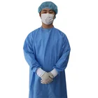 Medical non woven fabrics sterile disposable sms gown surgical
