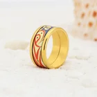 New Model Design Vogue Jewelry Anniversary Gift Gold Plated Wedding Love Ring For Women Wholesale