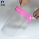 Graphic Customization Visor Disposable Face Shield Protective Visor with Transparent PET Sheet