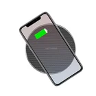 Custom personalized 10W qi fast charge wireless charger for samsung cell phone usb charger pad