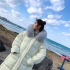 The 2019 down winter Korean version of the long new thickened winter coat new wadded winter jacket long women's coat