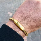 Viya Jewelry New fashion punk chain bracelet women link chain bracelet for men