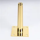 Legs Furniture Legs Triangle Bronze Gold Furniture Legs Sofa High Metal Legs