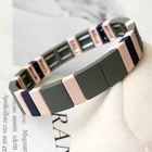 Stylish new bracelet alloy color bracelets for men and women customize couples bracelet