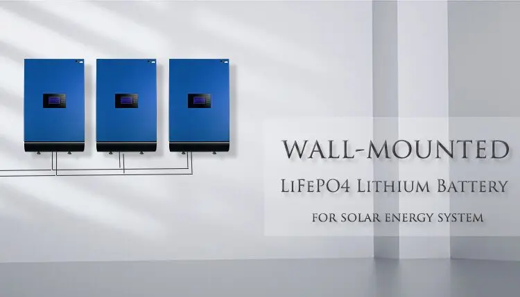Wall-mounted LifePo4 solar lithium ion battery 48v for solar system
