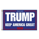 Blue Train Digital Printing High Quality 3X5 FT Blue 2020 All Aboard The Trump Train Flag For Election