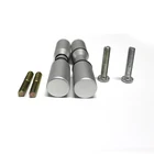 Wine 1 Bottle Natural Label Display Wall Mount Metal Vino Pin Wine Pegs