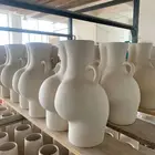 Modern Nordic Decoration Home Creativity Abstract Vases Ceramic White Flower Vase Art Ass Vases
