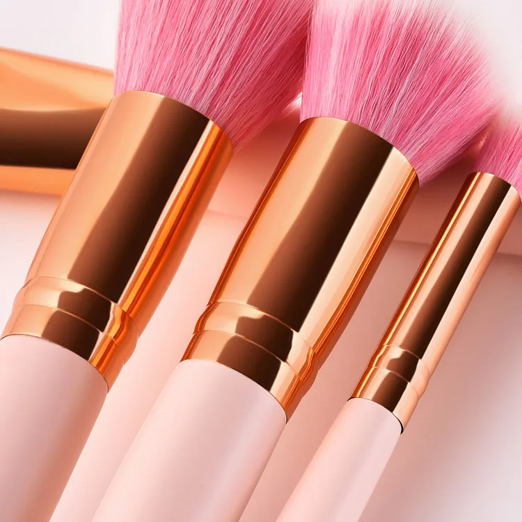 rose gold brush set
