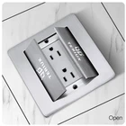 Wholesale USA standard Stainless steel electrical power supply 16A hidden socket box