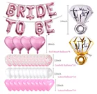 Pink Bride To Be Balloon Latex Confetti Party Balloon Bachelorette Party Supplies Bridal Shower Decorations